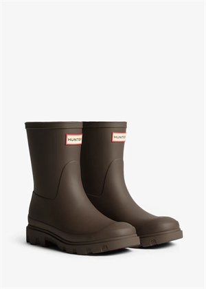 Unisex Downpour Short støvle Chocolate Brown Hunter 